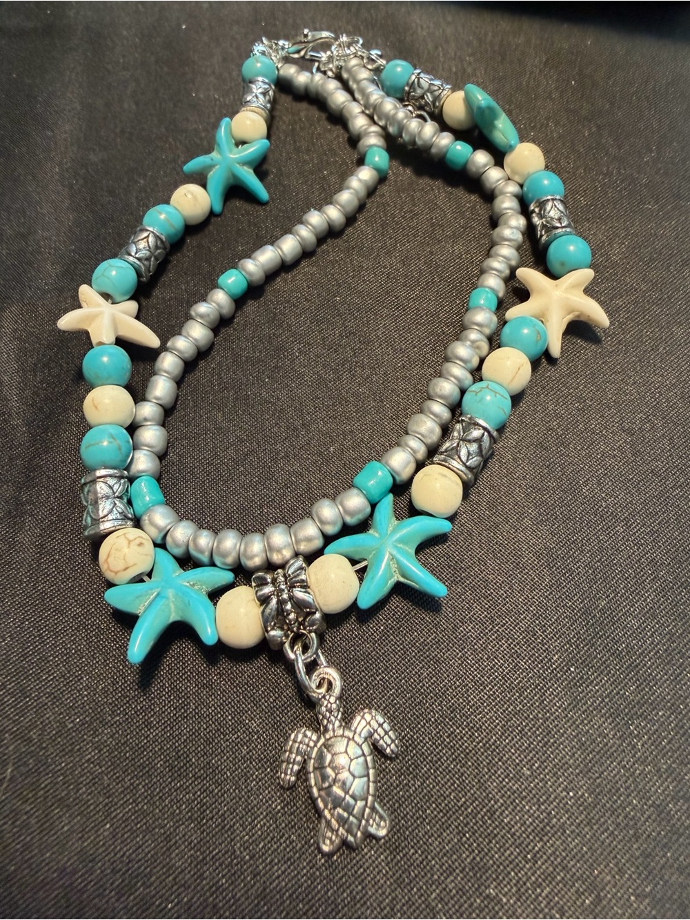 BUY NOW . Beaded Anklet/Bracelet with Extension. NEW. Choice of 1. BUY NOW - Picture 2 of 5